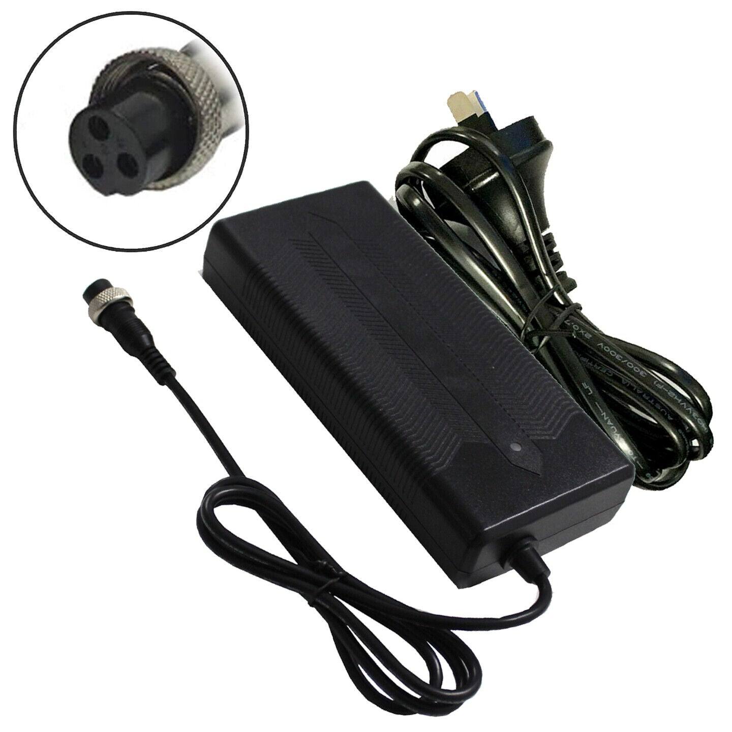 54.6V 2A Lithium Battery Power Adapter Charger For 48V Electric Bike Scooter eBike - TDRMOTO
