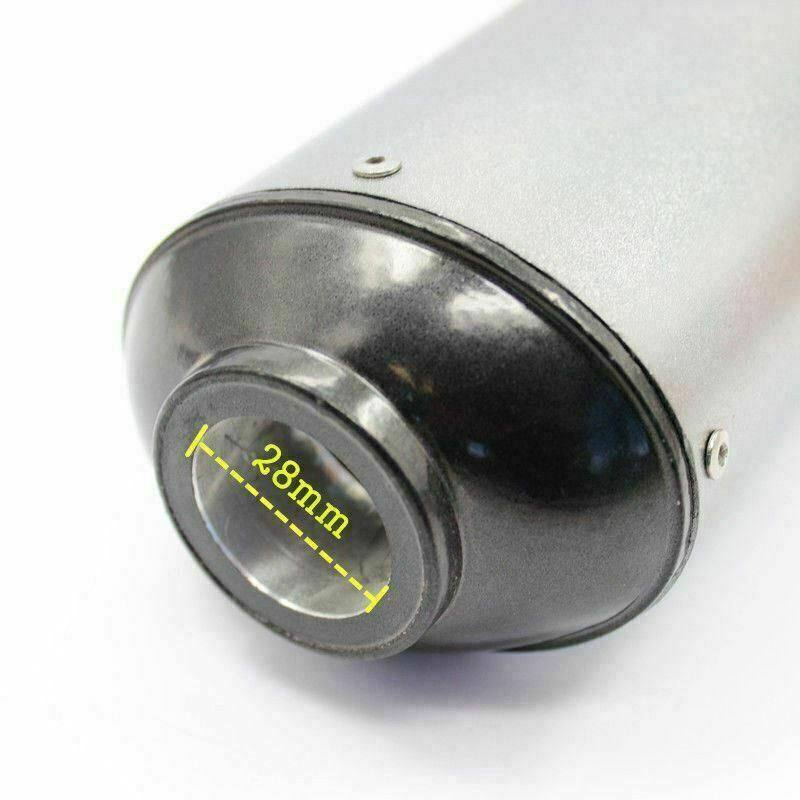 28mm Exhaust Muffler For 50cc 110cc 125cc CRF50 XR50 SSR Pit Dirt Bike Go Kart - TDRMOTO