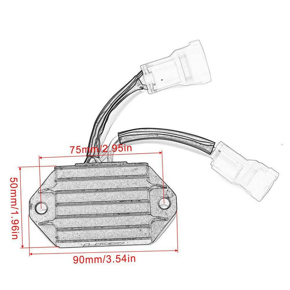 Motorcycle Regulator Voltage Rectifier for Yamaha YZ450F 2014-2019 - TDRMOTO