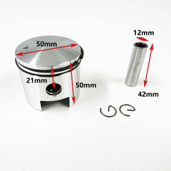 50MM Piston Ring Kit For 100CC Motorised Motorized Bicycle Push Bike Engine Kit - TDRMOTO