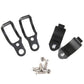 Black Motorcycle Turn Signal Light Mount Brackets Fork Ear Clamps For Harley - TDRMOTO