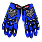 Adult Motocross MX Racing Gloves Off Road Riding Dirt Pit Trail Bike Atomik New - Blue - TDRMOTO
