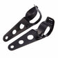 Black 37-45mm Motorcycles Headlight Headlamper Mount Holder Brackets For Harley - TDRMOTO