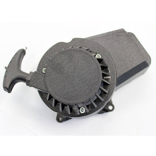 ALUMINUM Black Pull Start 47/49CC Mini Dirt Rocket Quad ATV 2-stroke Pocket bike - TDRMOTO 1200