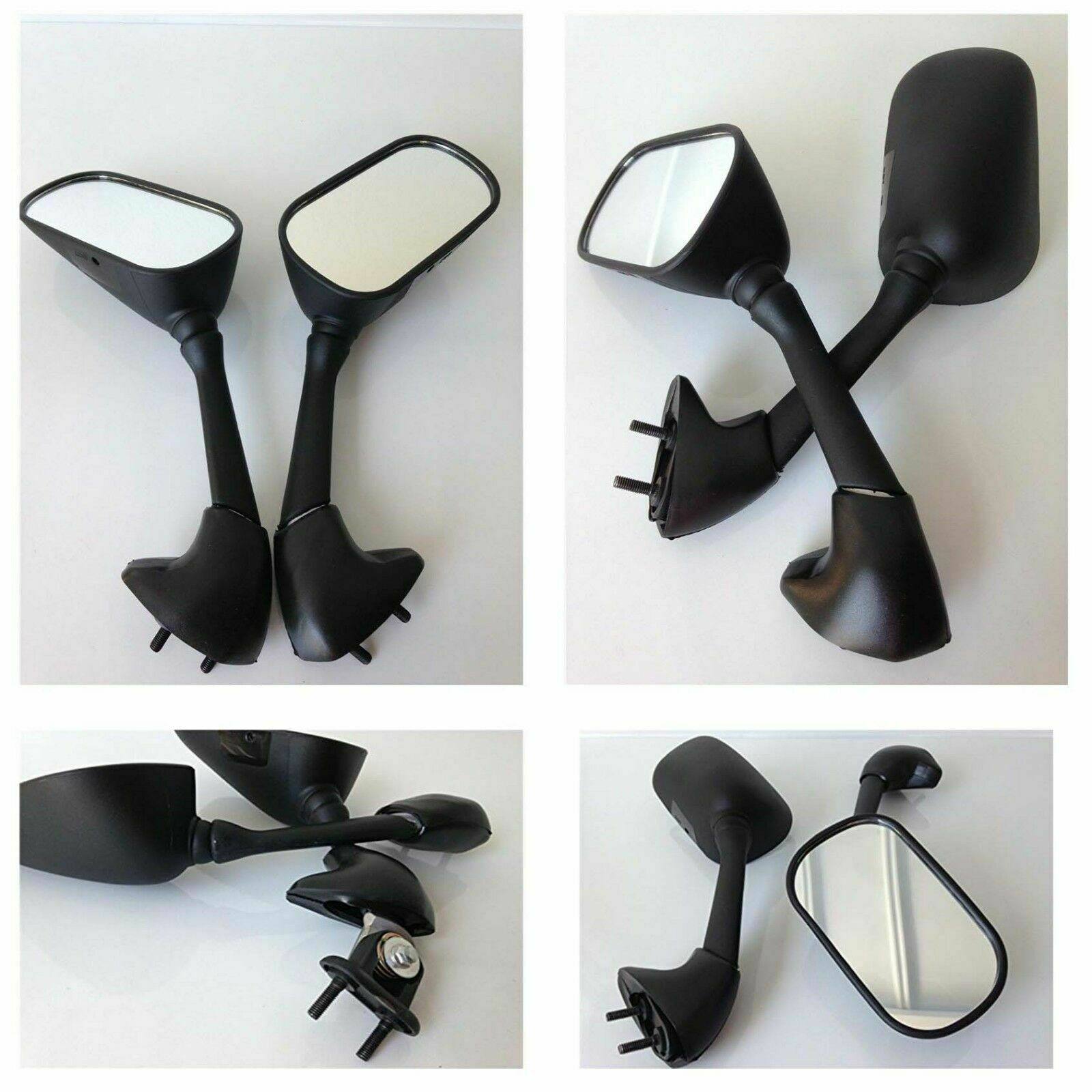 Black Motorcycle Side Mirrors For Yamaha YZF R1 2004 2005 2006 YZF-R1 - TDRMOTO