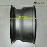 2pcs 25x8-12" & 2pcs 25x10-12" ALLOY Rim For Quad ATV Buggy Off Road Farm Dirt Bike - TDRMOTO