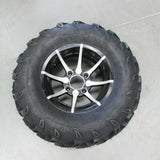 25 X 10 - 12" Front Alloy Wheel Rim Tyre Tire For Quad Dirt Bike ATV Buggy - TDRMOTO