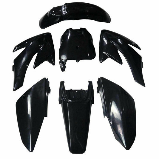 Black Plastic Fairing Fender Kit For Honda CRF70 Style 140cc 150cc 160cc 200cc 250cc - TDRMOTO