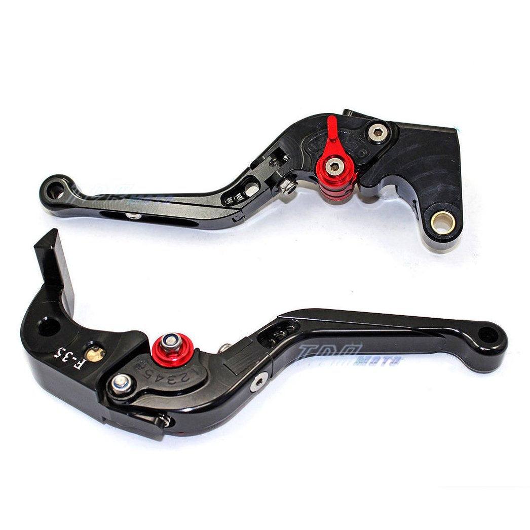 FXCNC Short Adjustable Brake & Clutch Levers - CNC Aluminum For SV650, DL650, GSXR, Katana, Bandit