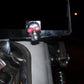 2X Chrome Skull License/Number Plate Windshield 6mm Bolts Screw Nuts Plate Bike - TDRMOTO