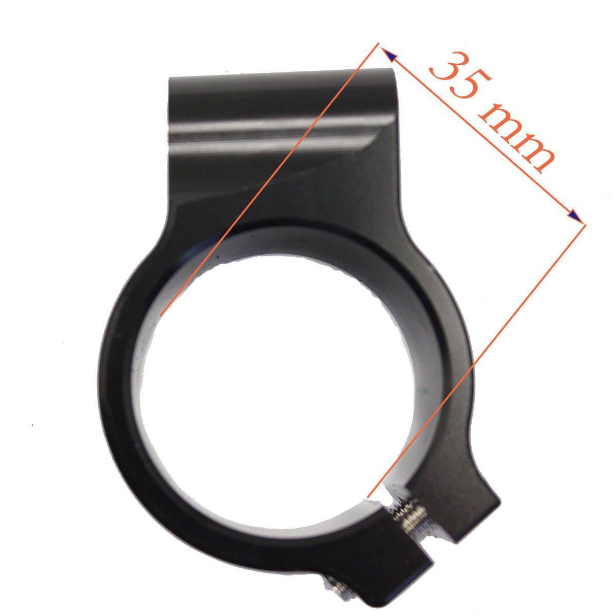 35mm Black CNC Clip On Handle bars HANDLEBAR for Yamaha XT-200 J/K/KC 82-83 - TDRMOTO