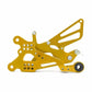 Gold CNC Rearset Footrest Rear set Foot peg For Yamaha YZF R6 06-14 12 13 14 - TDRMOTO