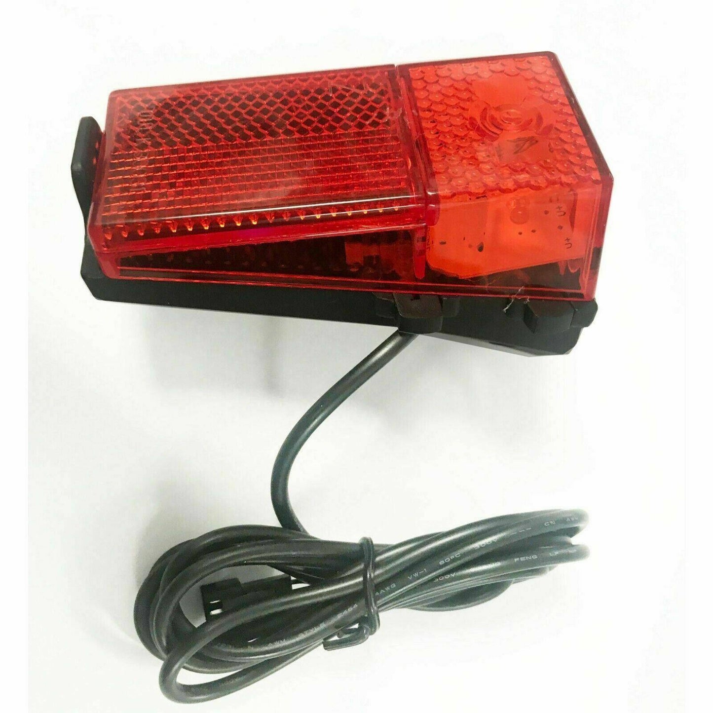 Bike Fender Light Mudguard Red Plastic Safe Warning Bicycle Taillight Rear Light - TDRMOTO