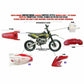 Red Plastics Fairing Fender Kit For Honda CRF50 - TDRMOTO