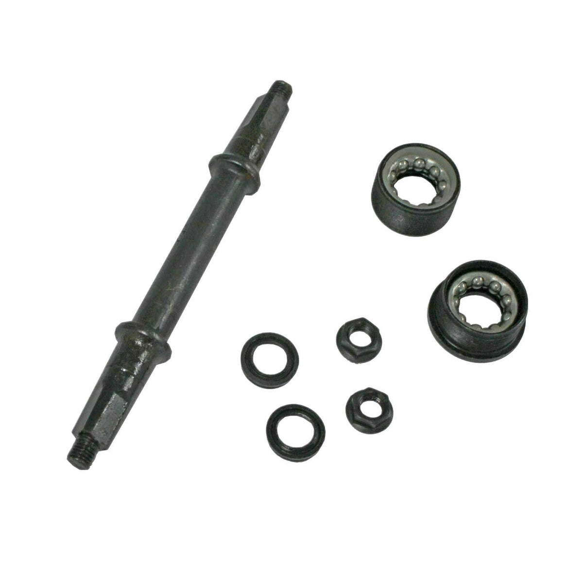 110mm Bottom Bracket Bicycle Spindle Cotterless Axle Square BOLT NUT Style - TDRMOTO