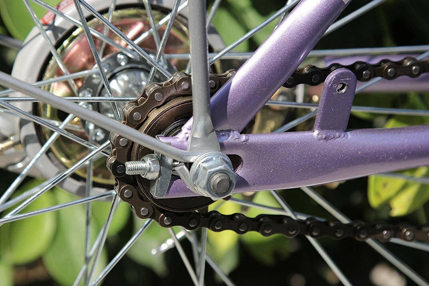 Spark Single Speed Bicycle Silver Chain - Fixie City Urban Bicycle BMX Bike - TDRMOTO