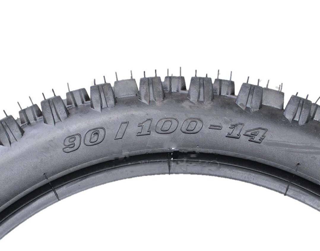 90/100-14 Rear Knobby Tyre With Free Tube For Dirt Bike  Pit Pro Trail Bike - TDRMOTO