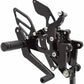 Adjustable Rearset Foot Rest Peg Rear Set Black For 2003 2004 2005 YAMAHA YZF R6 - TDRMOTO