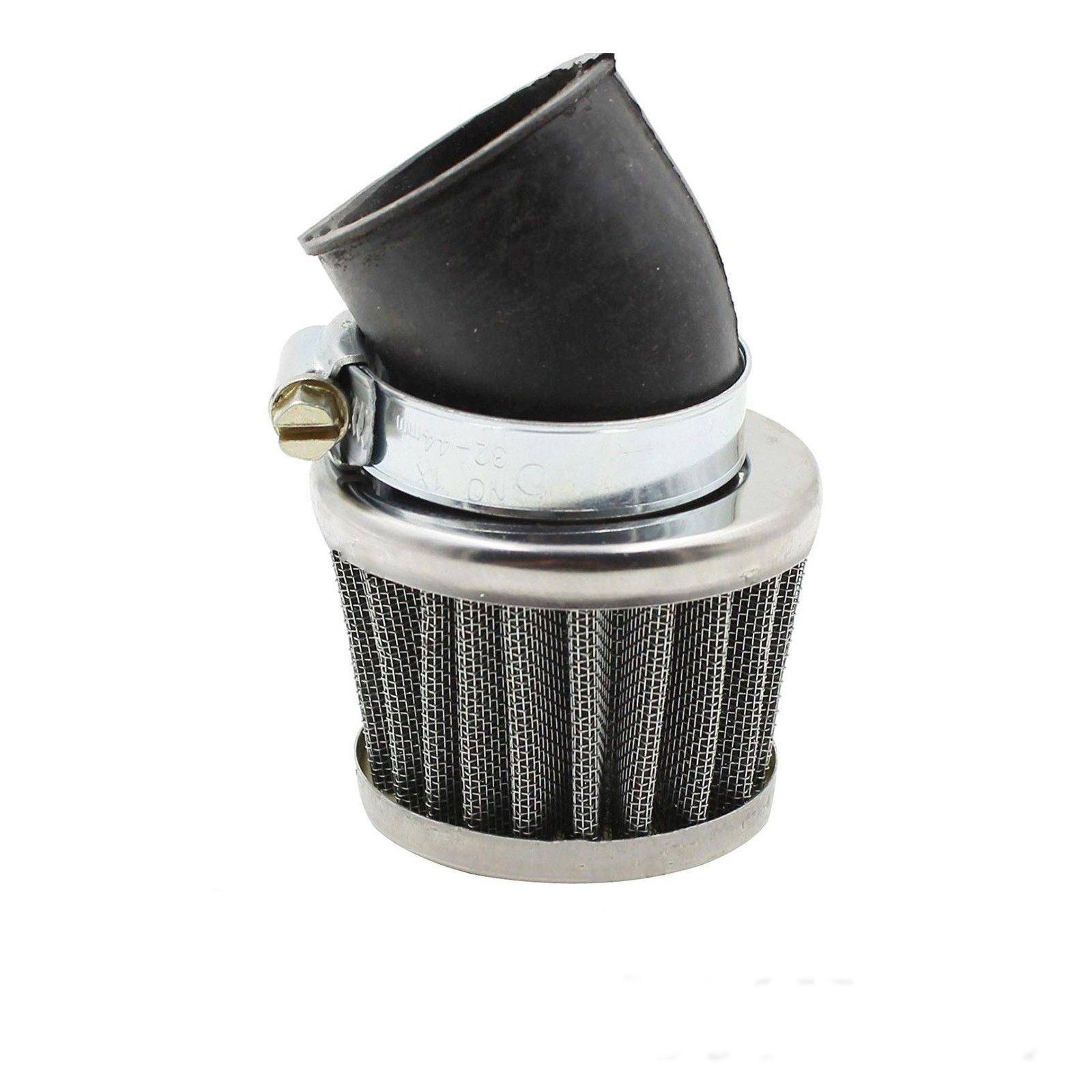 35mm Chrome Angled Motorcycle Pod Air Filters for ATV Quad Pit Dirt Bi ...
