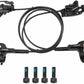 MTB Mountain Bike Hydraulic Disc Brake Levers Caliper Front Rear Set Black - TDRMOTO