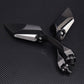 8mm 10mm Black Universal Fit Motorcycle Rear View Mirrors For Honda Yamaha Suzuki Kawasaki Hyosung - TDRMOTO