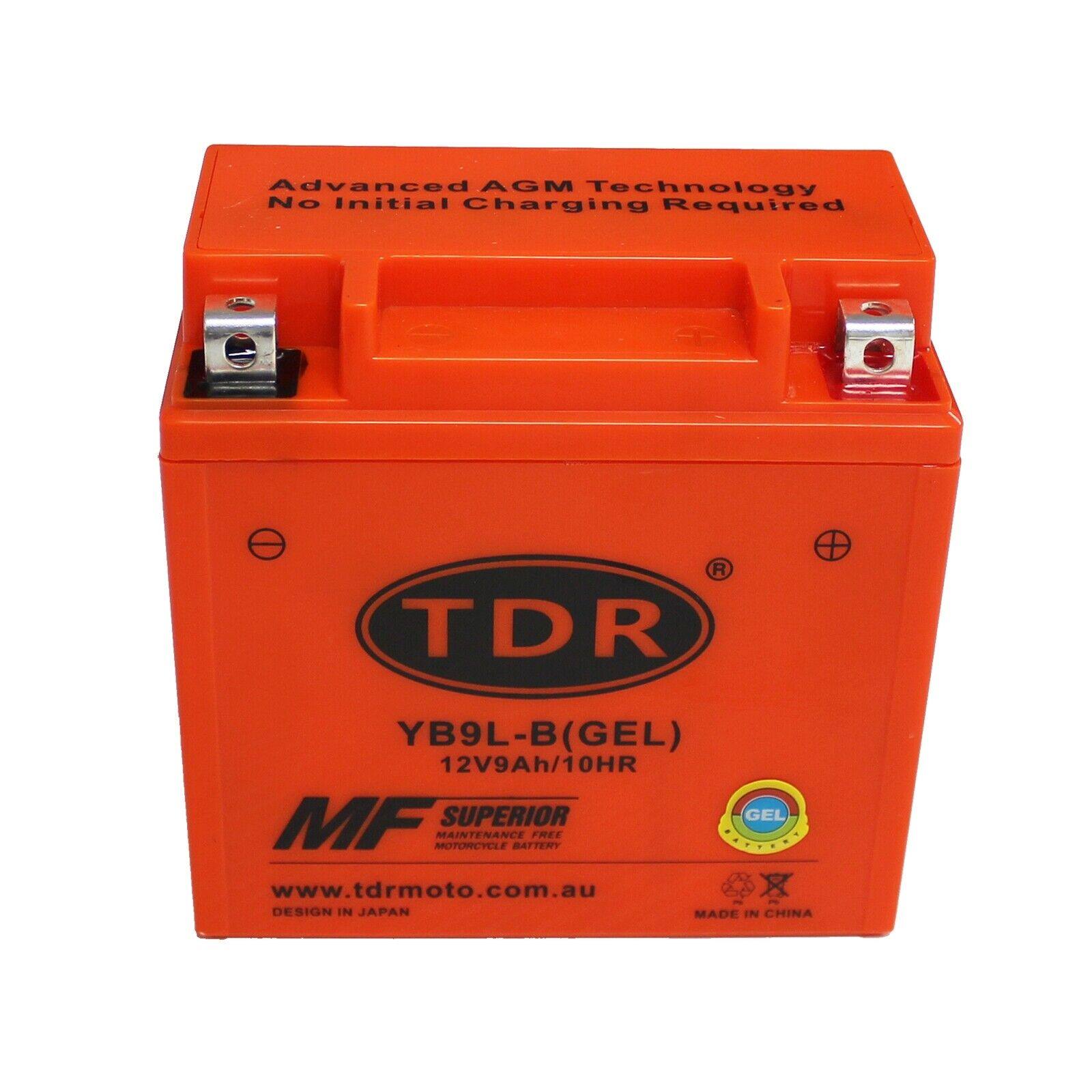 YB9L-B 12V 9Ah Battery For Motorcycle Motorbike Quad ATV Snow Mobile - TDRMOTO