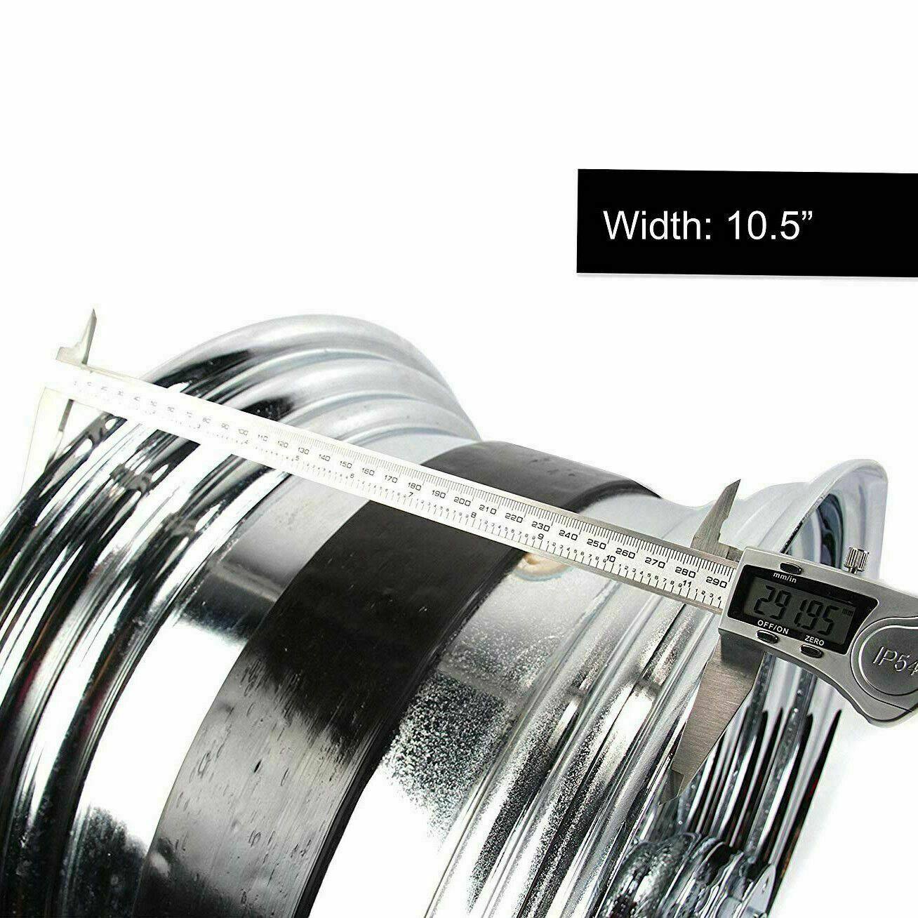 18" x 10.5" CUSTOM Project Chrome Rear Wheel Rim For Harley Davidson Motorcycle - TDRMOTO