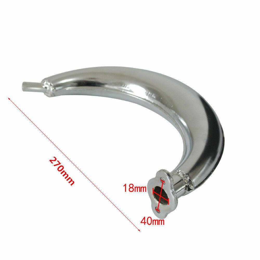 Moon Chamber Muffler for 2 Stroke 49cc 66cc 80cc Engine Kit Motorized Push bike - TDRMOTO