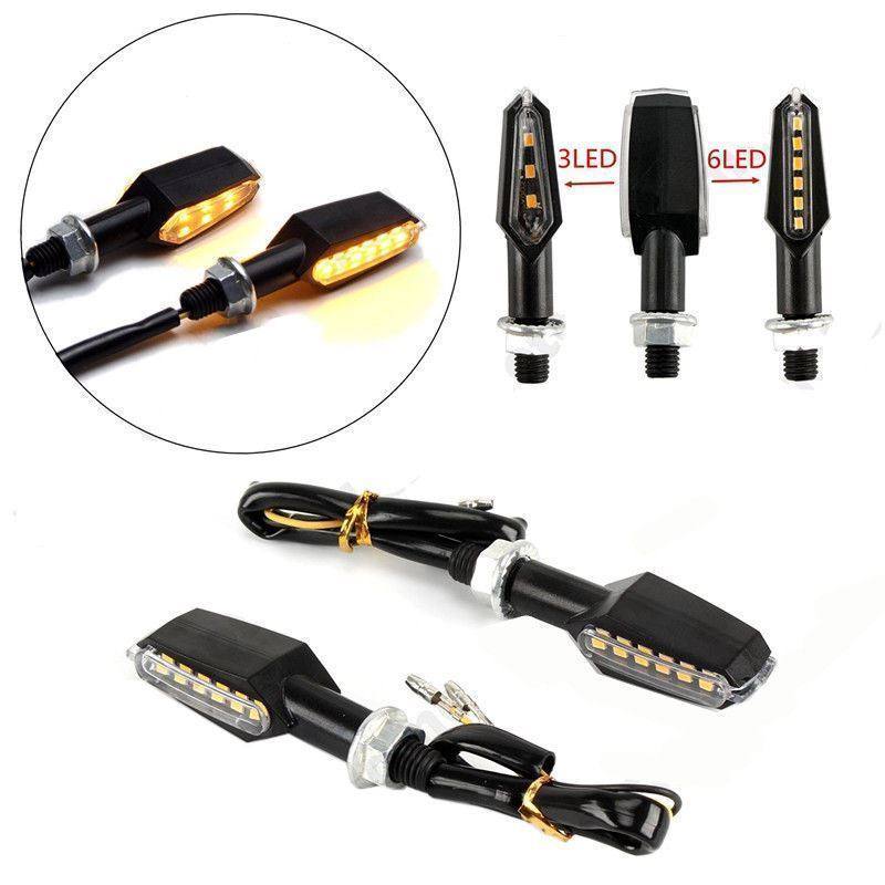4x Double Side LED Indicator 4 Yamaha WR450F WR500Z XC125 Vino XC180K XC200 - TDRMOTO