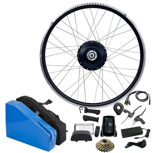 750W 26" Rear Hub Motor Conversion Electric Bike Kit - 48V 20AH Battery - TDRMOTO