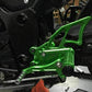Rearset Rear Set Footpegs Fit Kawasaki Ninja 300 2013 Adjustable Foot Pegs Green - TDRMOTO