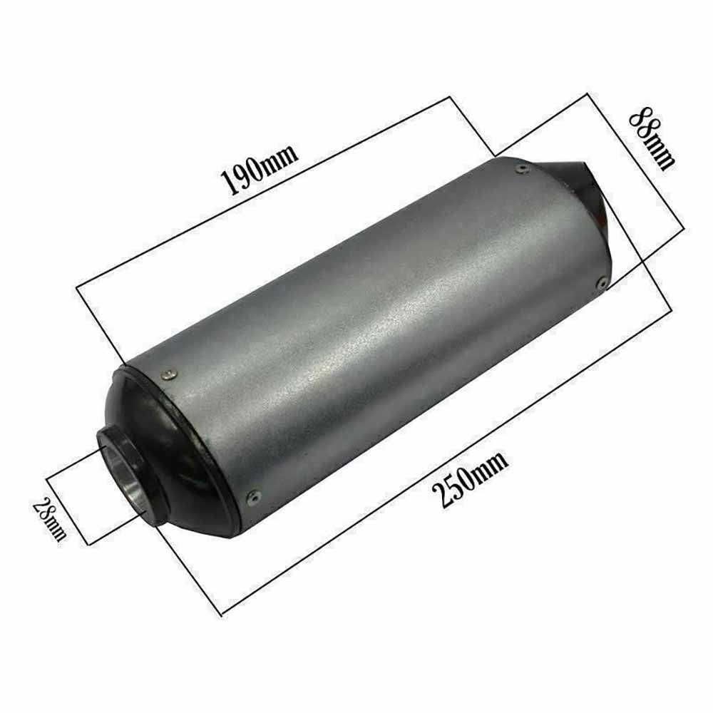 28mm Exhaust + Muffler For Dirt Bike 50cc 110cc 125cc 150cc Quad ATV Dirt Bike - TDRMOTO