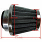 38mm Chrome Air Filter Pod Universal Fit For Honda Yamaha Kawasaki Suzuki Dirt Bikes - TDRMOTO