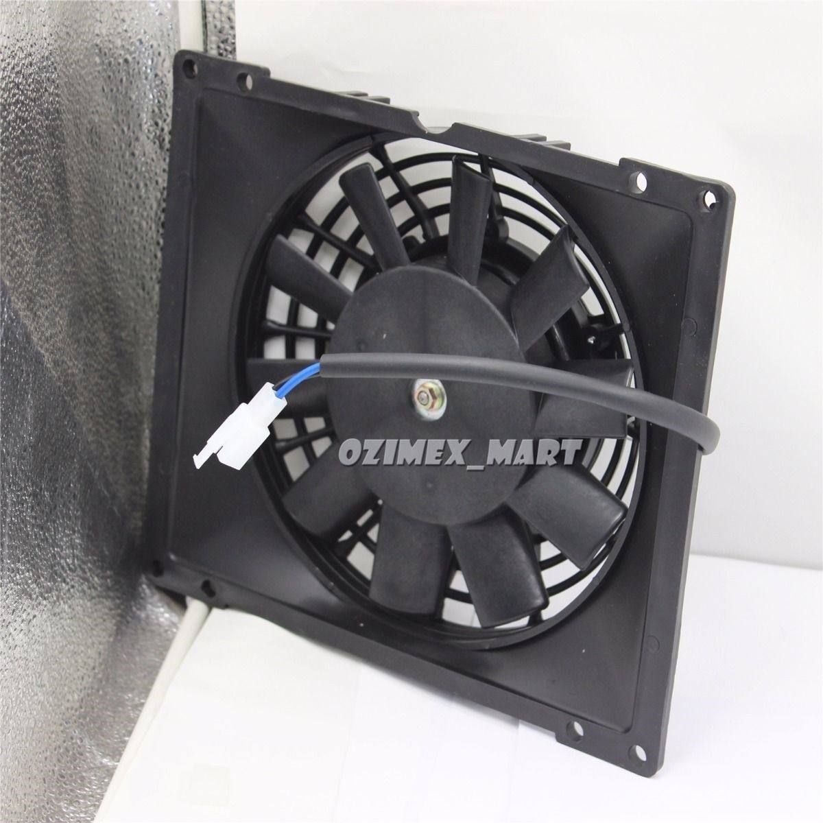 Radiator Thermo Electric Cooling Fan 200c 250cc Quad Dirt Bike ATV Buggy 12V - TDRMOTO