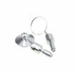Silver CNC 7/8" Handle Bar End Rear-view Mirror Universal Fit - TDRMOTO