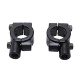 22mm Motorcycle 7/8" HandleBar Mirror Mount Honda Yamaha Kawasaki Dirt Pit Bike - TDRMOTO