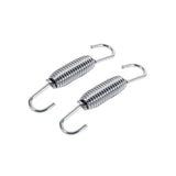 2 Pcs 50mm Motorcycle Exhaust Pipe System Muffler Coil Spring - TDRMOTO