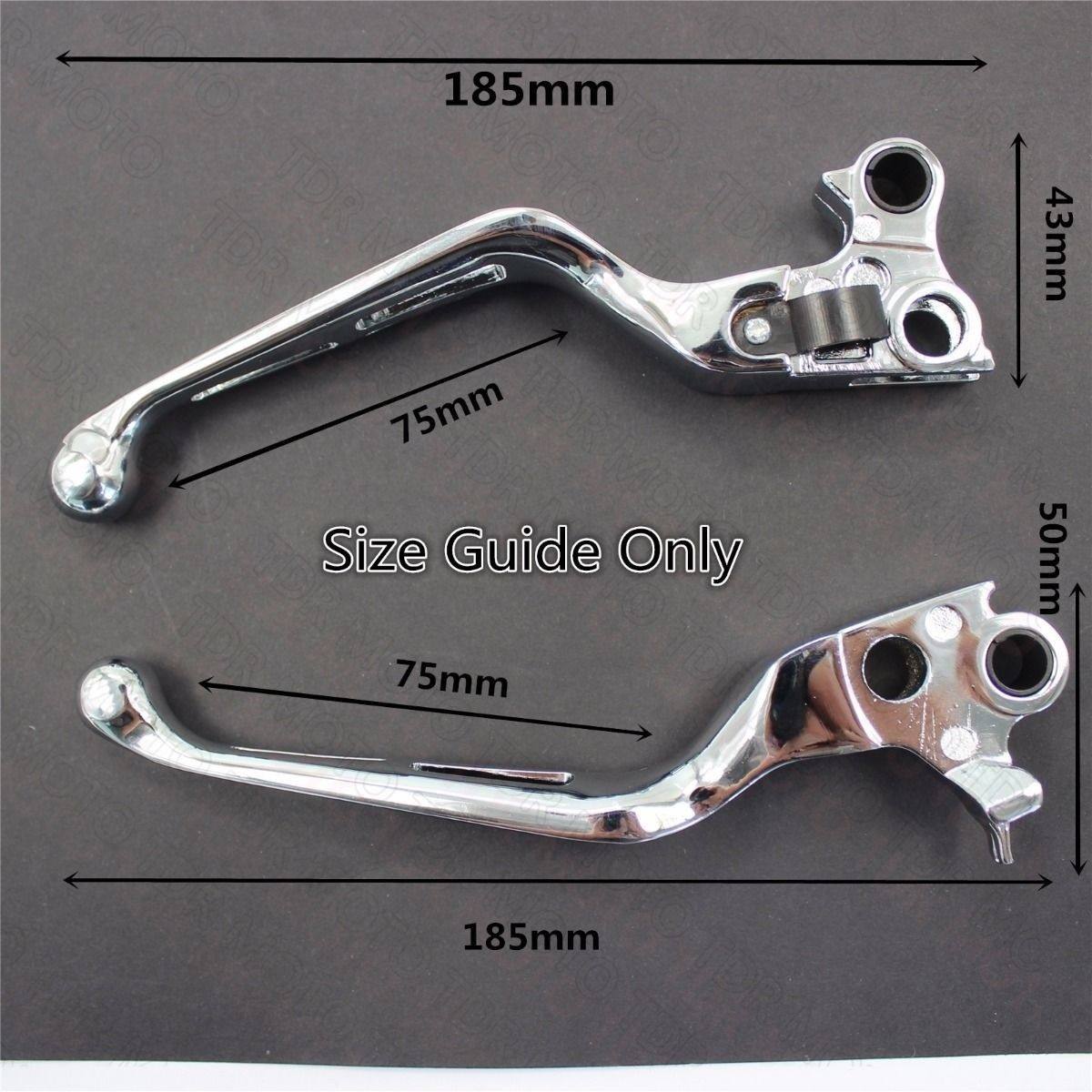 For Harley Davidson Alloy Black Brake Clutch Levers 2011/2012/2013/2014 Softail - TDRMOTO