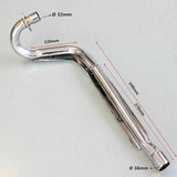 38mm Big Bore Exhaust Muffler Pipe For 50 70 90 110 125cc CRF SSR Pit Dirt Bike - TDRMOTO
