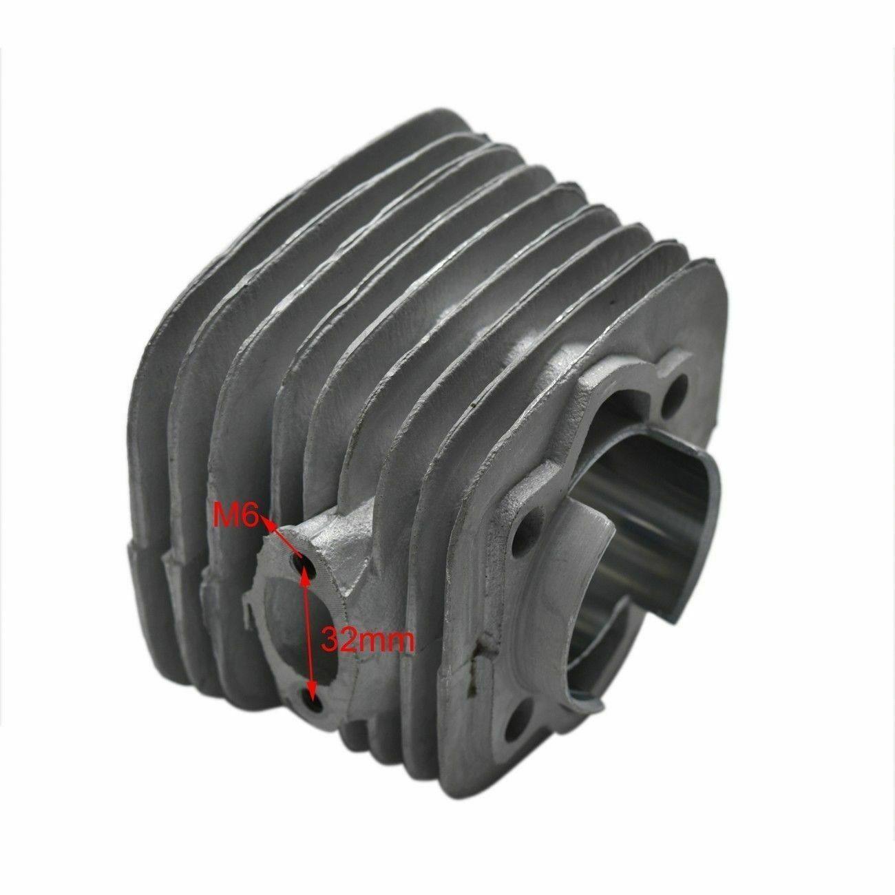Motorised Push Bike 80cc 2 Stroke Engine Kit Head Cylinder Barrel Bore - TDRMOTO