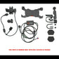 X-Bracket Motorcycle Bike Lever Mount Cellphone Holder USB Charger Cell Phone - TDRMOTO