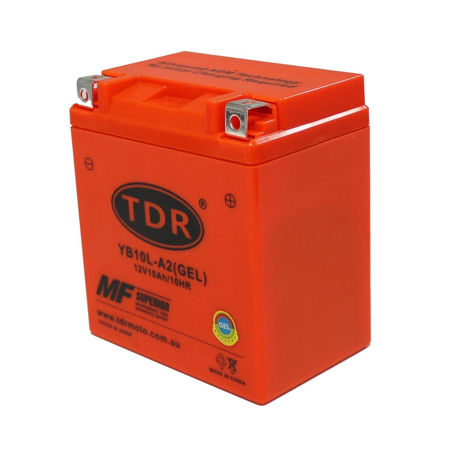 YB10L-A2 YTX10-BS 12V 11Ah Motorcycle Battery CB10L-A2 For Yamaha Kawasaki Suzuki - TDRMOTO