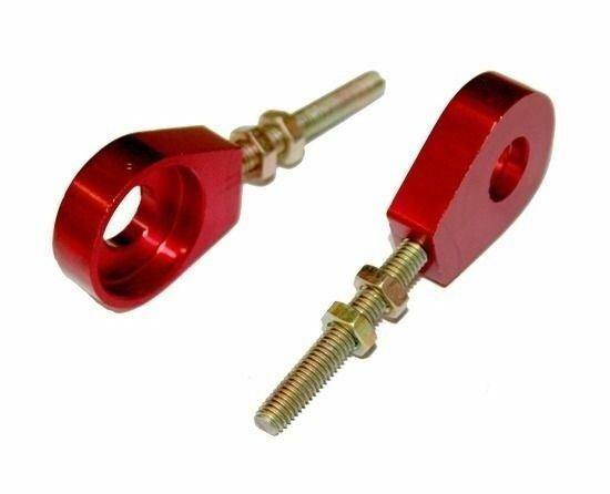Red 12mm Chain Adjuster Block Tensioner for Pit Quad Dirt Bike ATV CRF50 - TDRMOTO