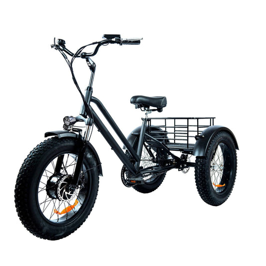 Ultra Premium Fat Tyre Electric Tricycle with 500W Motor & 48V 18Ah Long Range Battery - TDRMOTO