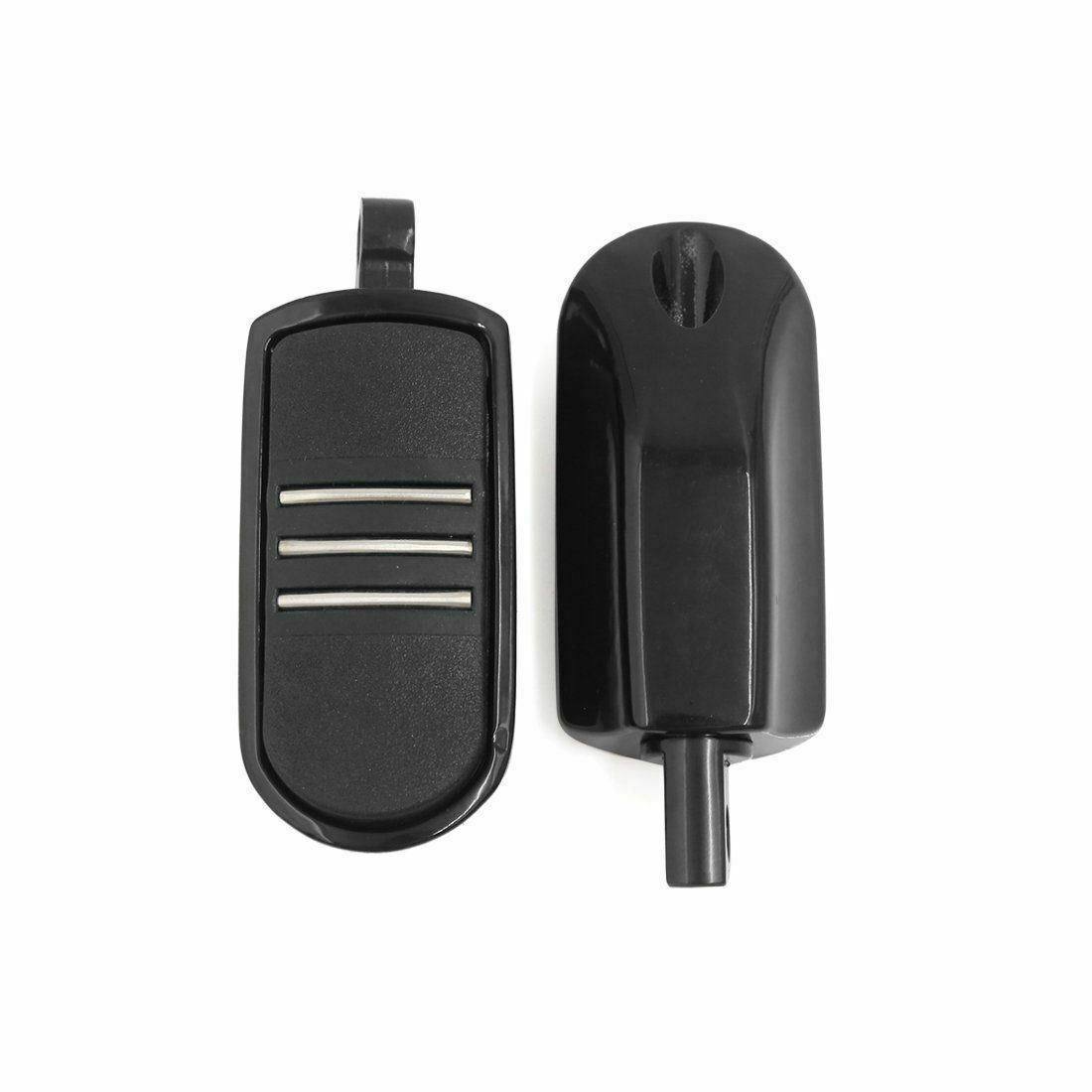 1 Pair Black Motorcycle Highway Passenger Foot Pegs Footrest for Harley Davidson - TDRMOTO