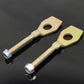 2x New ATV Chain Adjuster Tensioner (8mm thread, 113mm long) for 15mm axles - TDRMOTO