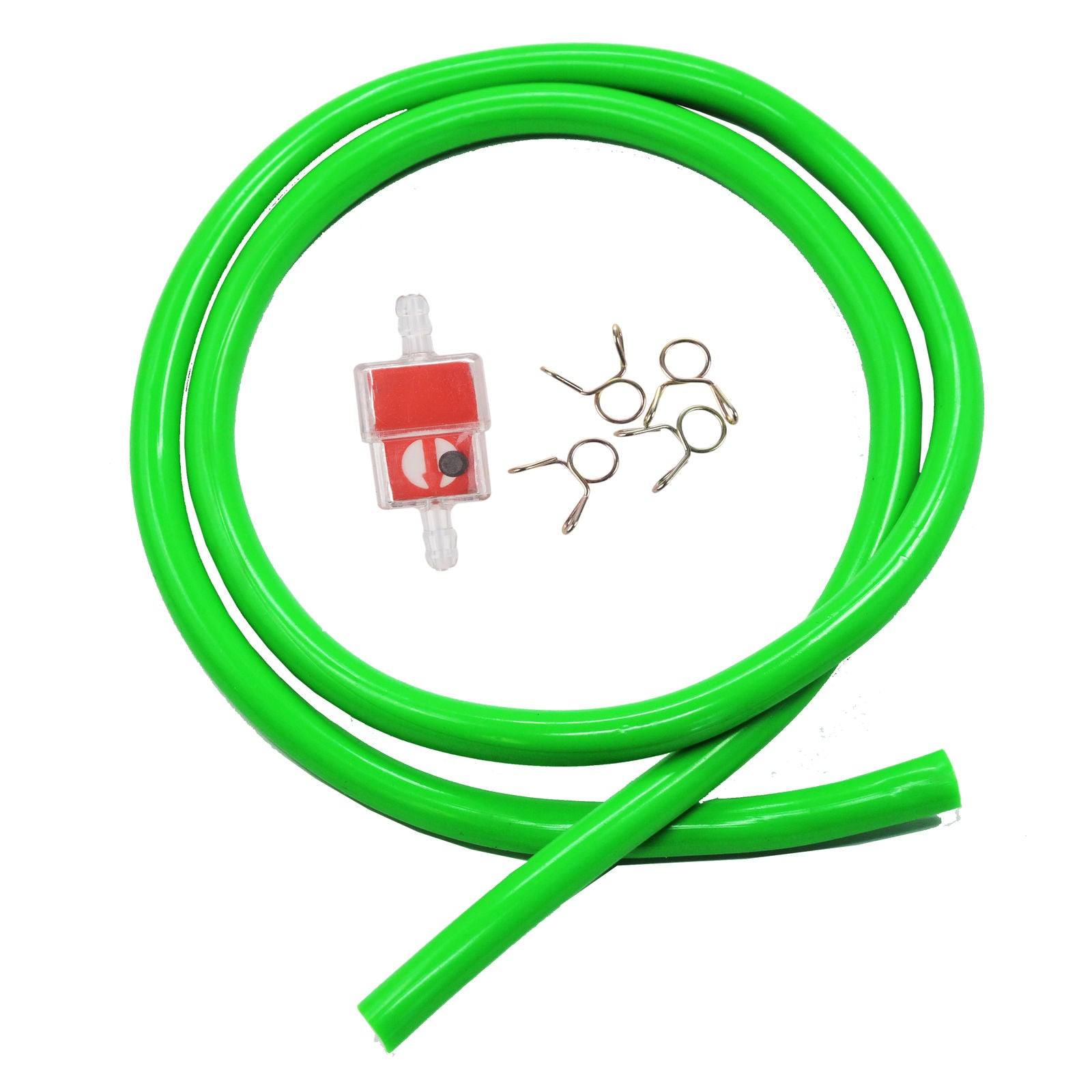 1m Green Fuel Hose Line For Dirt Bike - TDRMOTO