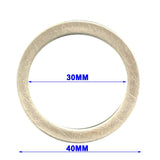 40mm Exhaust Pipe Silver Gasket For 150cc 200 250cc PIT PRO Quad Dirt Bike ATV Buggy - TDRMOTO