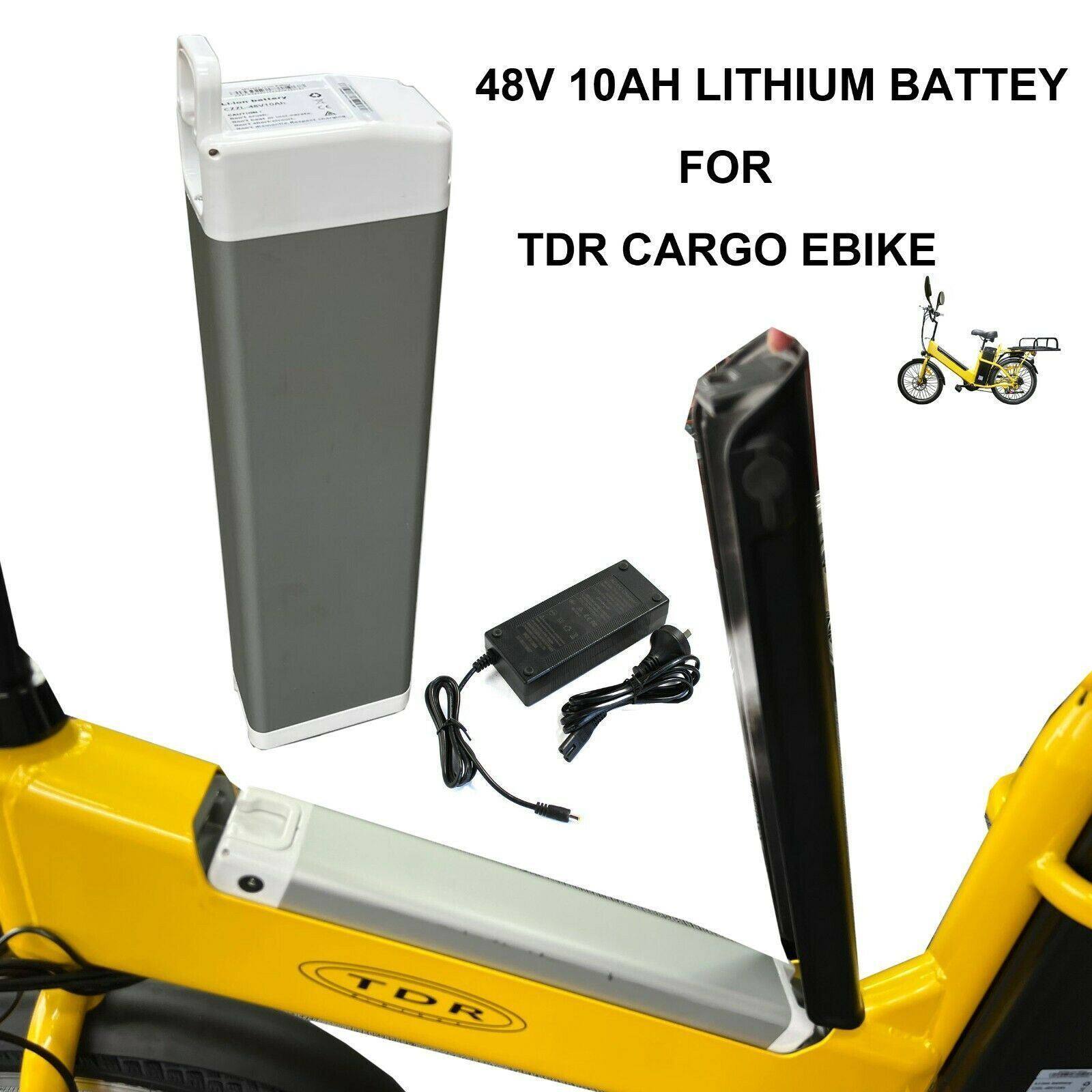 48V 10AH Lithium Battery For TDR Cargo Electric Bike Front Replacement Battery - TDRMOTO