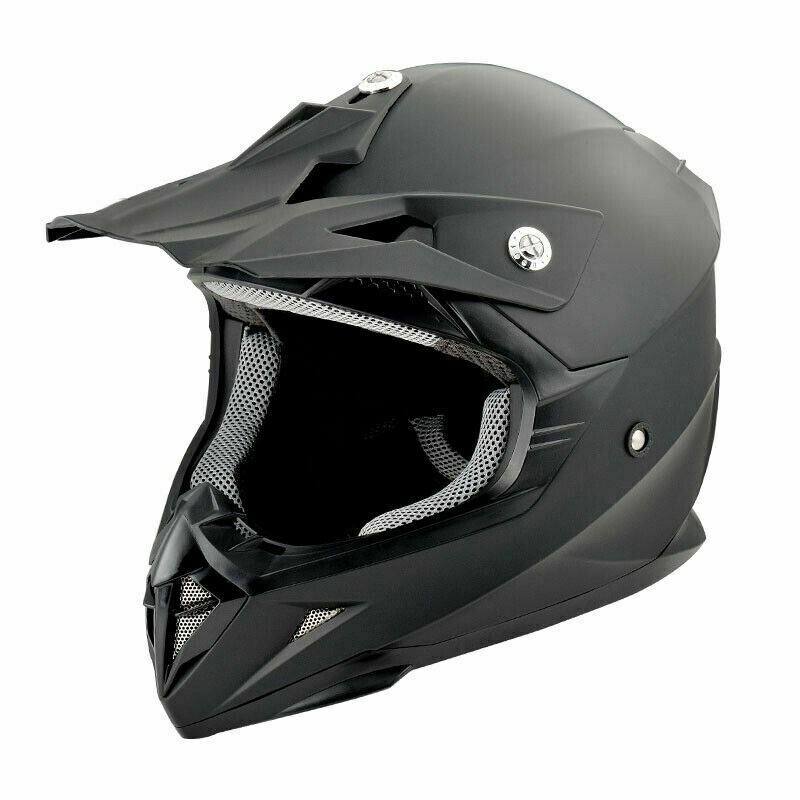Matte Black Off Road Motocross Helmet ECE22.06 Australia Standard - TDRMOTO